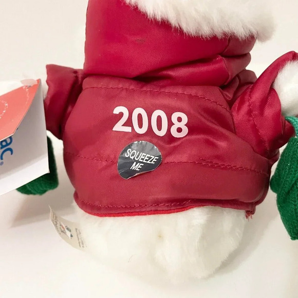 2008 Macys Aflac Plush Duck Talking Collectible Plush Duck Christmas Holiday - Picture 8 of 15